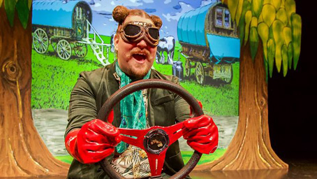 Toad in the 'The Wind in the Willows' at Armitage Theatre, Toowoomba, Australia, presented by RAVA Productions